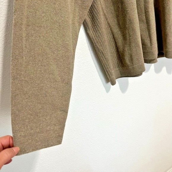 Eddie Bauer Men's Size XXL 100% Cotton Long Sleeves Pullover Sweater Brown - Picture 3 of 13